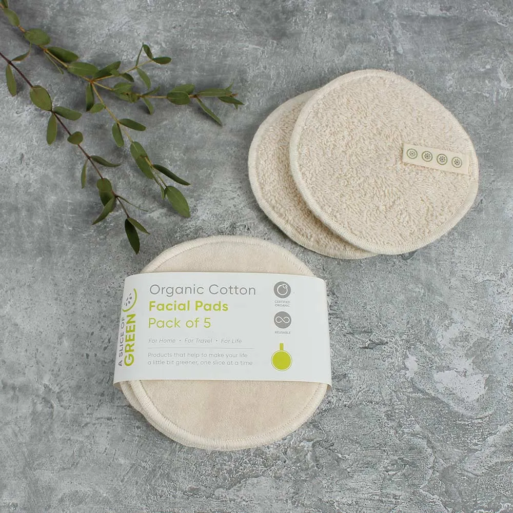 A Slice Of Green Organic Cotton Facial Pads