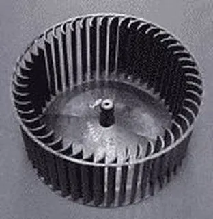 Air Conditioner Blower Wheel; Use With Duo-Therm Air Conditioner/ Heat Pump; Squirrel Cage; 8 Inch Diameter; Black 3313107.033