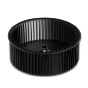 Air Conditioner Blower Wheel; Use With Duo-Therm Air Conditioner/ Heat Pump; Squirrel Cage; 8 Inch Diameter; Black 3313107.033