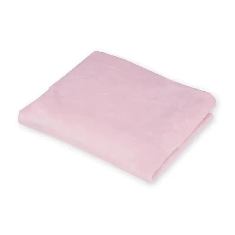 American Baby - Heavenly Soft Chenille Fitted Portable/Mini Crib Sheet, Pink