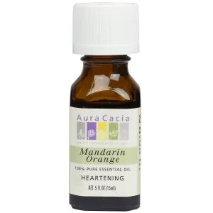 AURA CACIA - 100% Pure Essential Oil Mandarin Orange - 0.5 fl. oz. (15 ml)