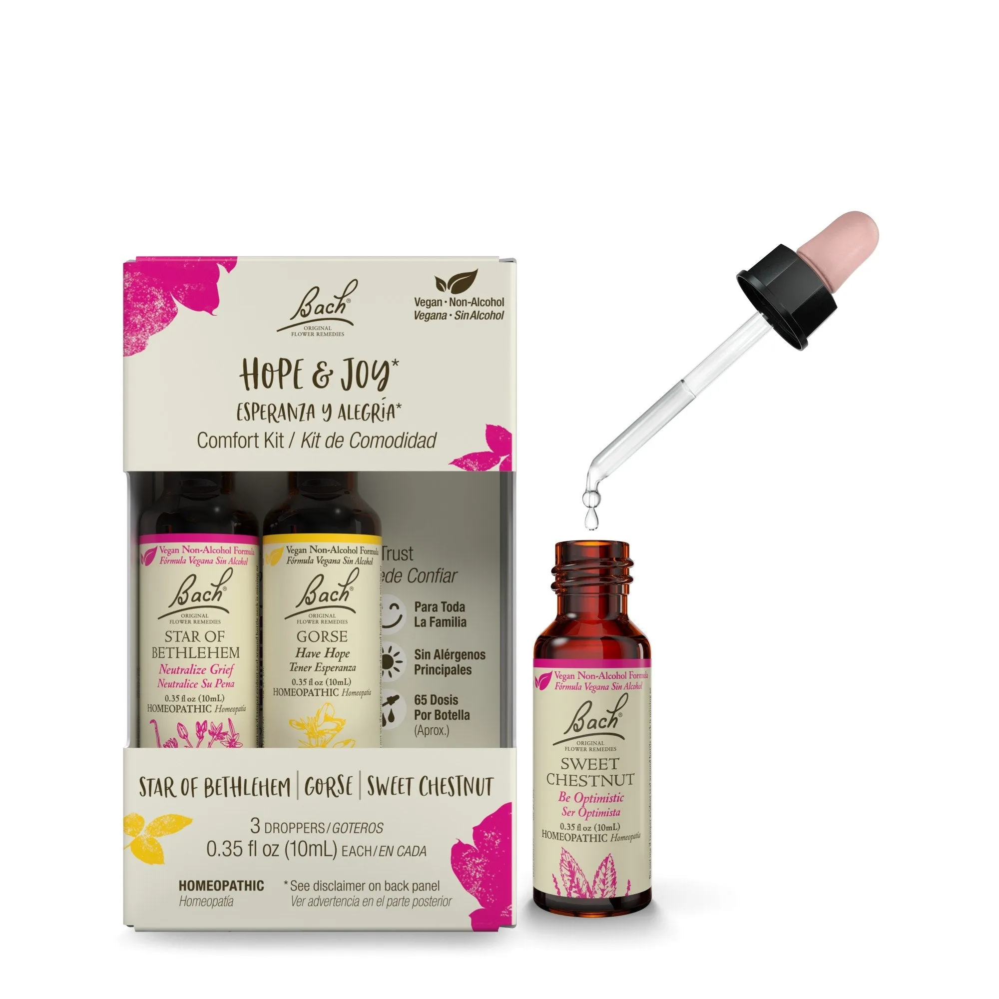 Bach Hope & Joy Comfort Kit 3 Qty x 0.35 fl oz Oil