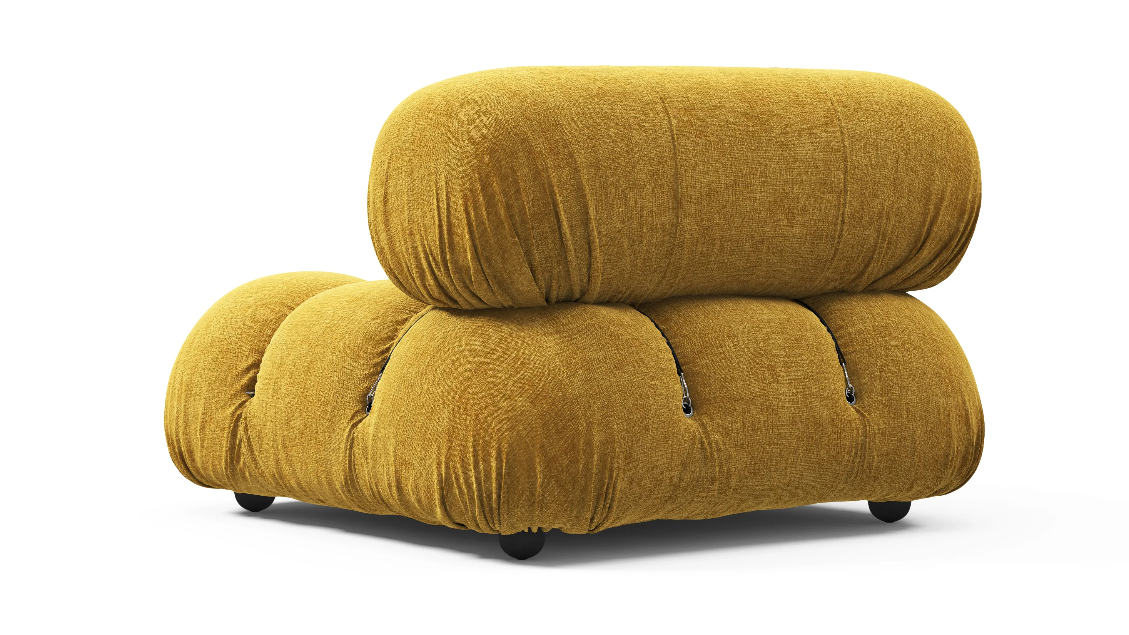 Belia - Belia Module, Armless, Mustard Yellow Chenille