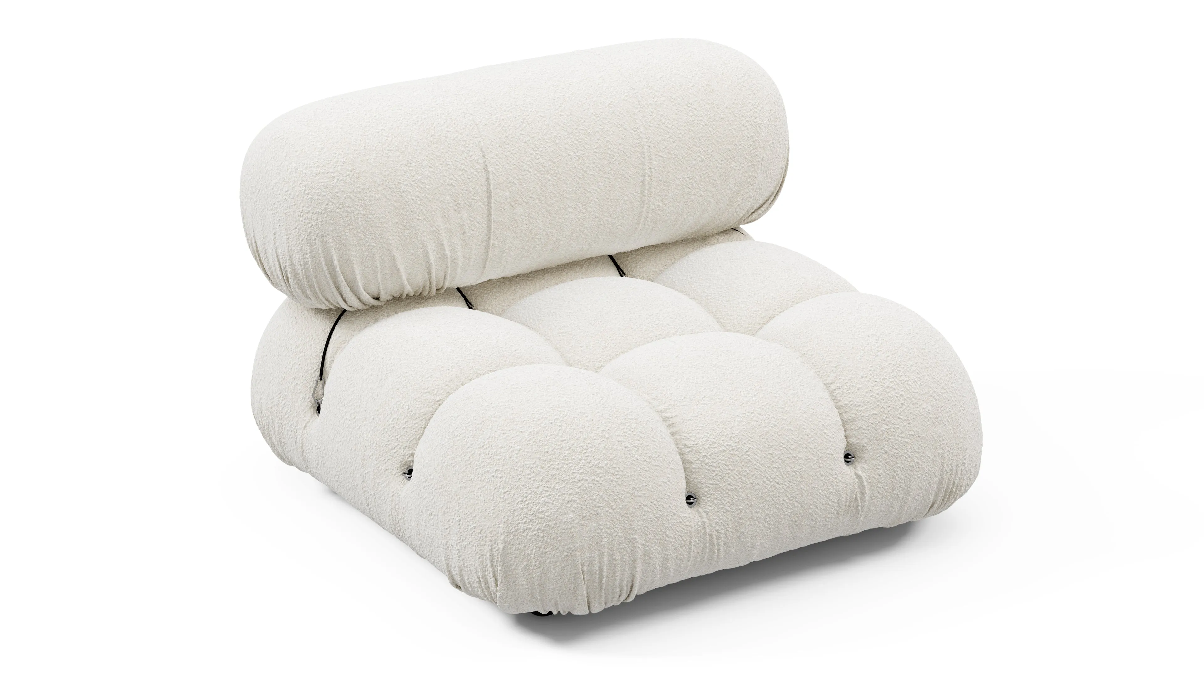 Belia - Belia Module, Armless, White Boucle