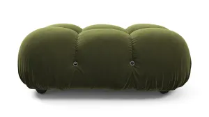 Belia - Belia Ottoman, Thyme Luxe Velvet