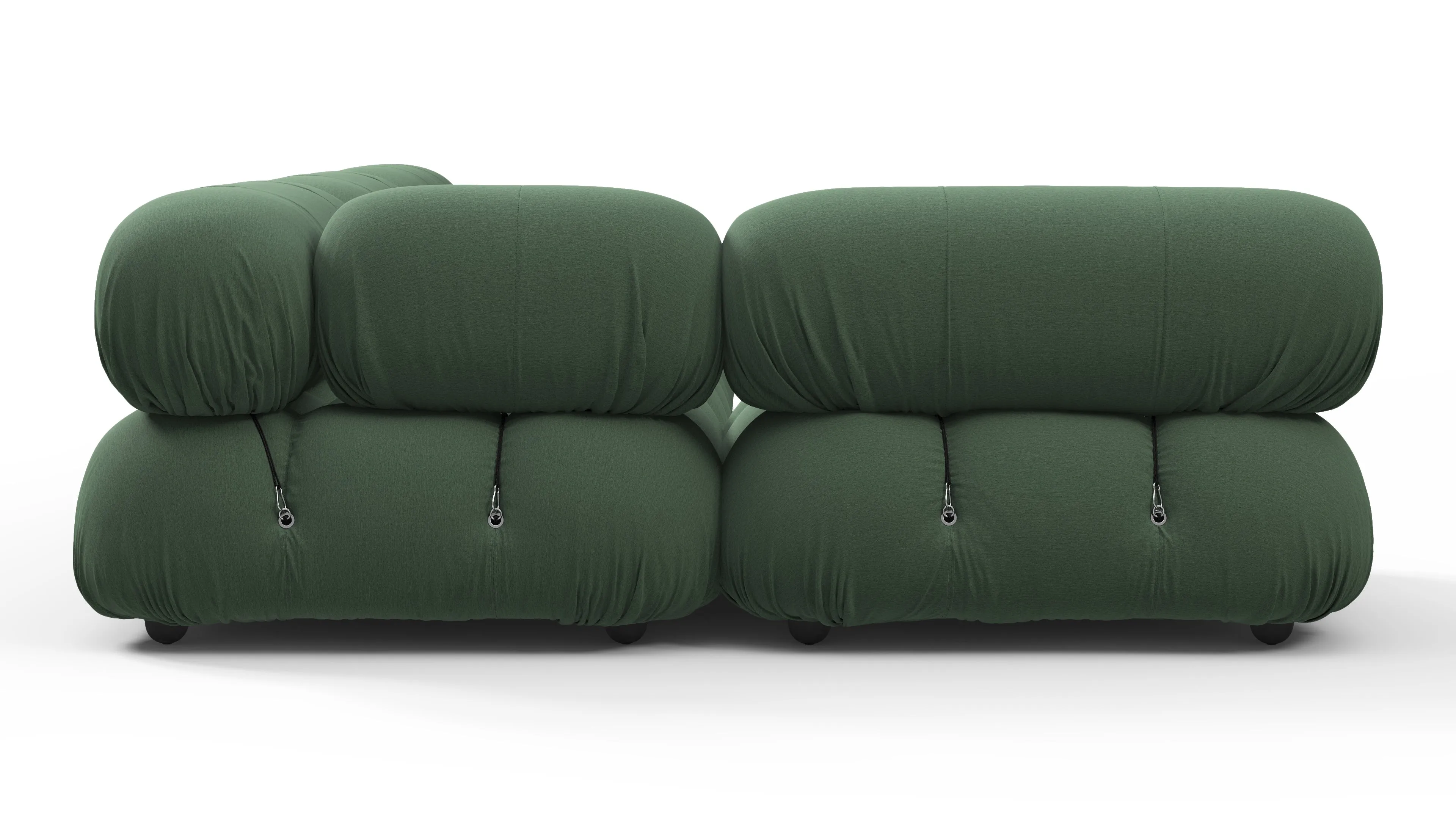 Belia - Belia Sectional, Left Corner, Evergreen Brushed Weave