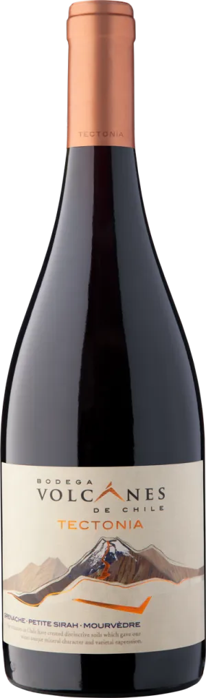 BODEGA VOLCANES de CHILE "Tectonia"  GPSM   2018  (750ml)