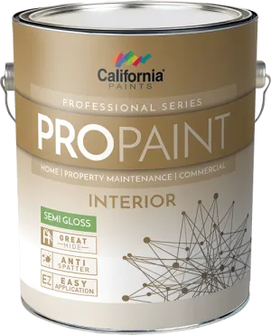 California Products ProPaint Interior Paint Semi Gloss Deep Base  1 Gallon