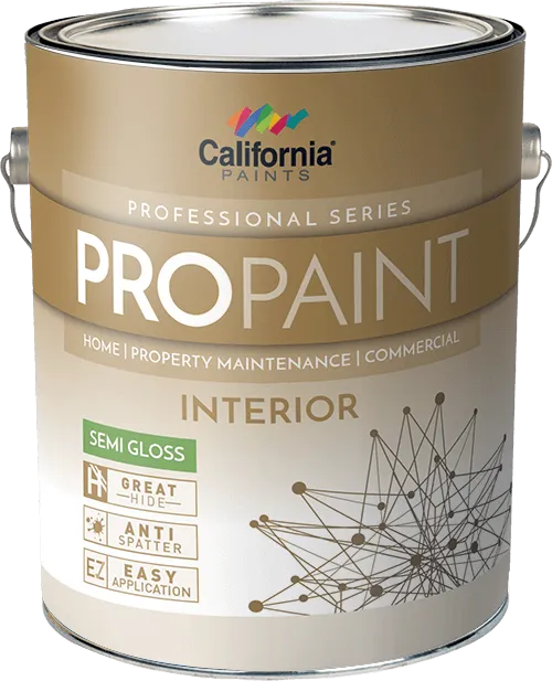 California Products ProPaint Interior Paint Semi Gloss Deep Base  1 Gallon