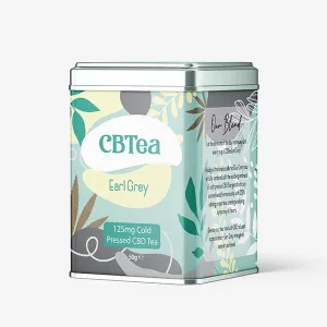 CBTea 125mg Cold Pressed Full Spectrum CBD Earl Grey - 50g