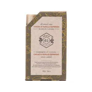 Crate 61 Soap - Cocoa & Vanilla Espresso (110g)