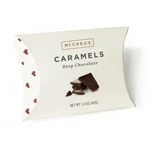 Deep Chocolate Caramel Pillow