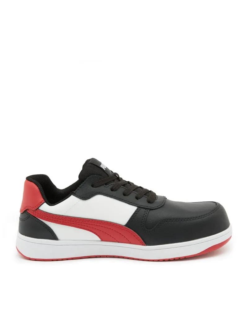 Frontcourt Low Heritage Safety Shoe - Black/Red