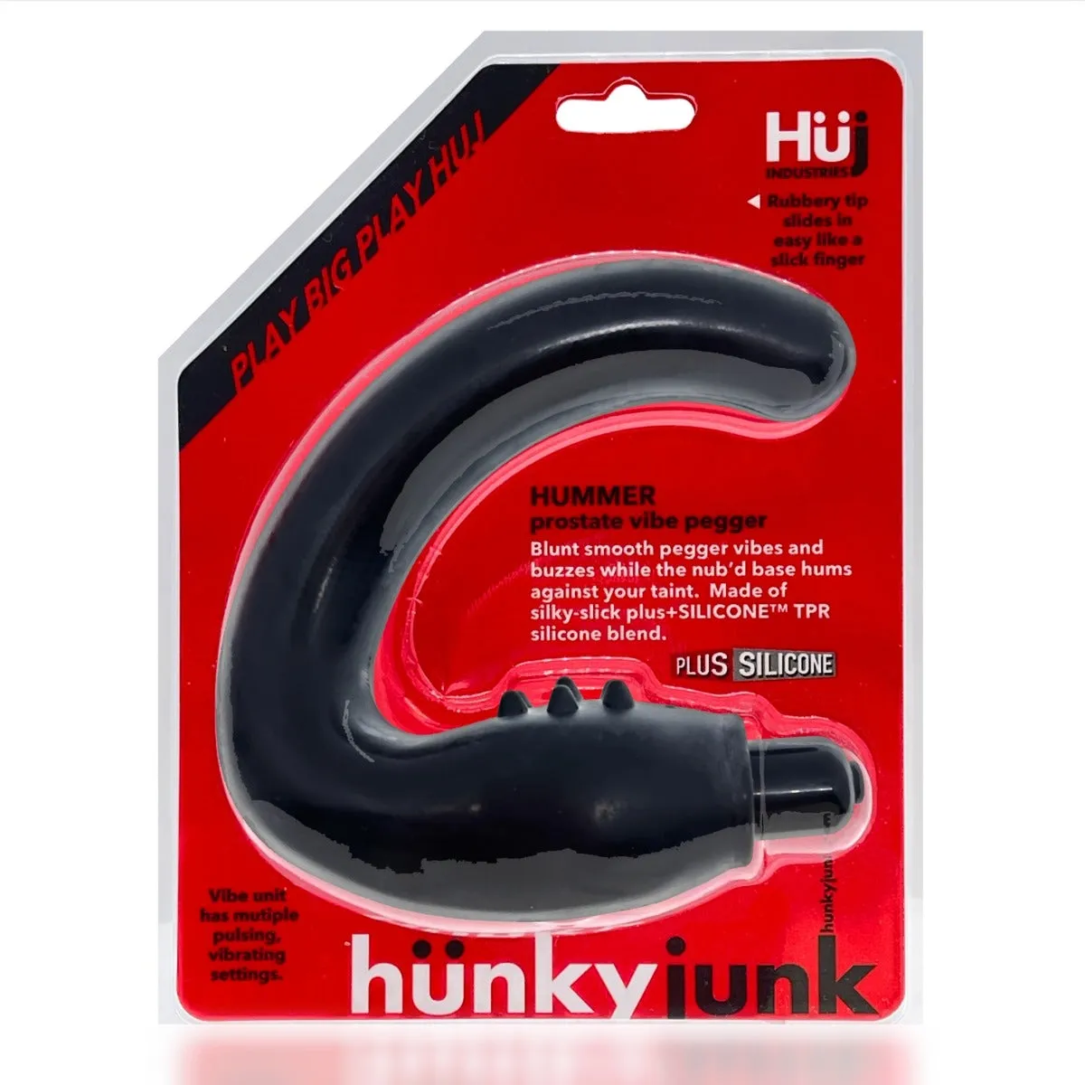 Hunkyjunk Hummer Vibrating Prostate Massager Black