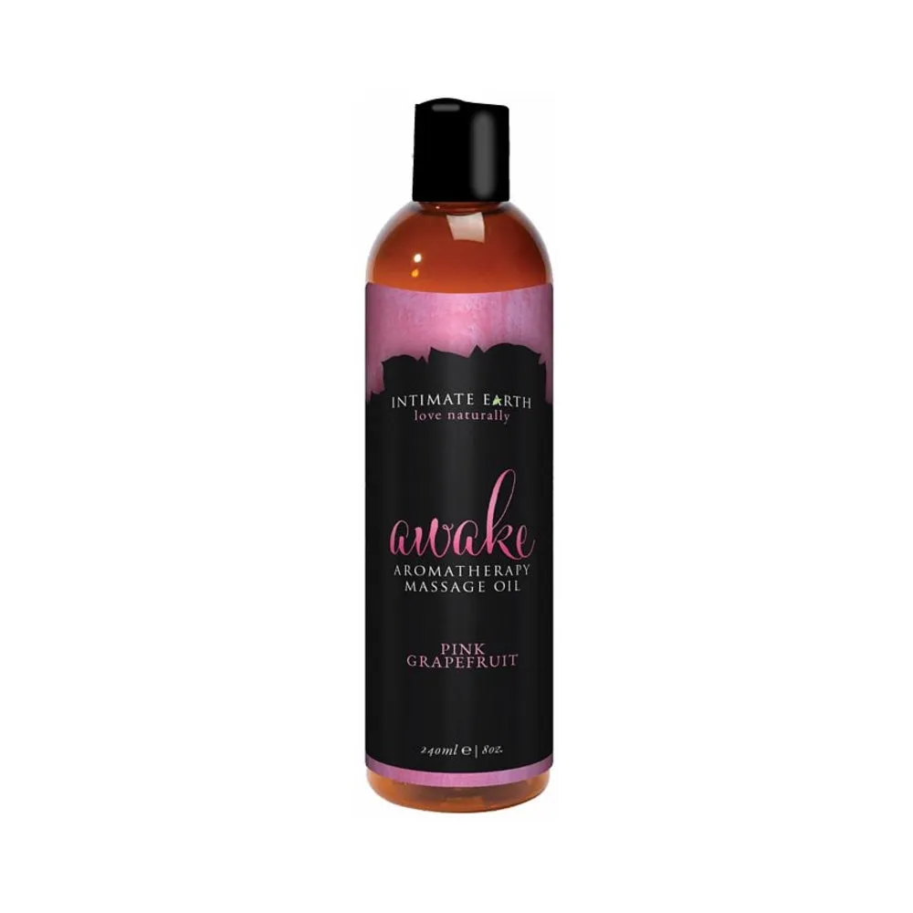 Intimate Earth Awake Massage Oil 8oz