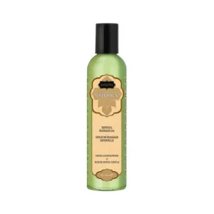 Kama Sutra Naturals Massage Oil Vanilla Sandalwood 8oz