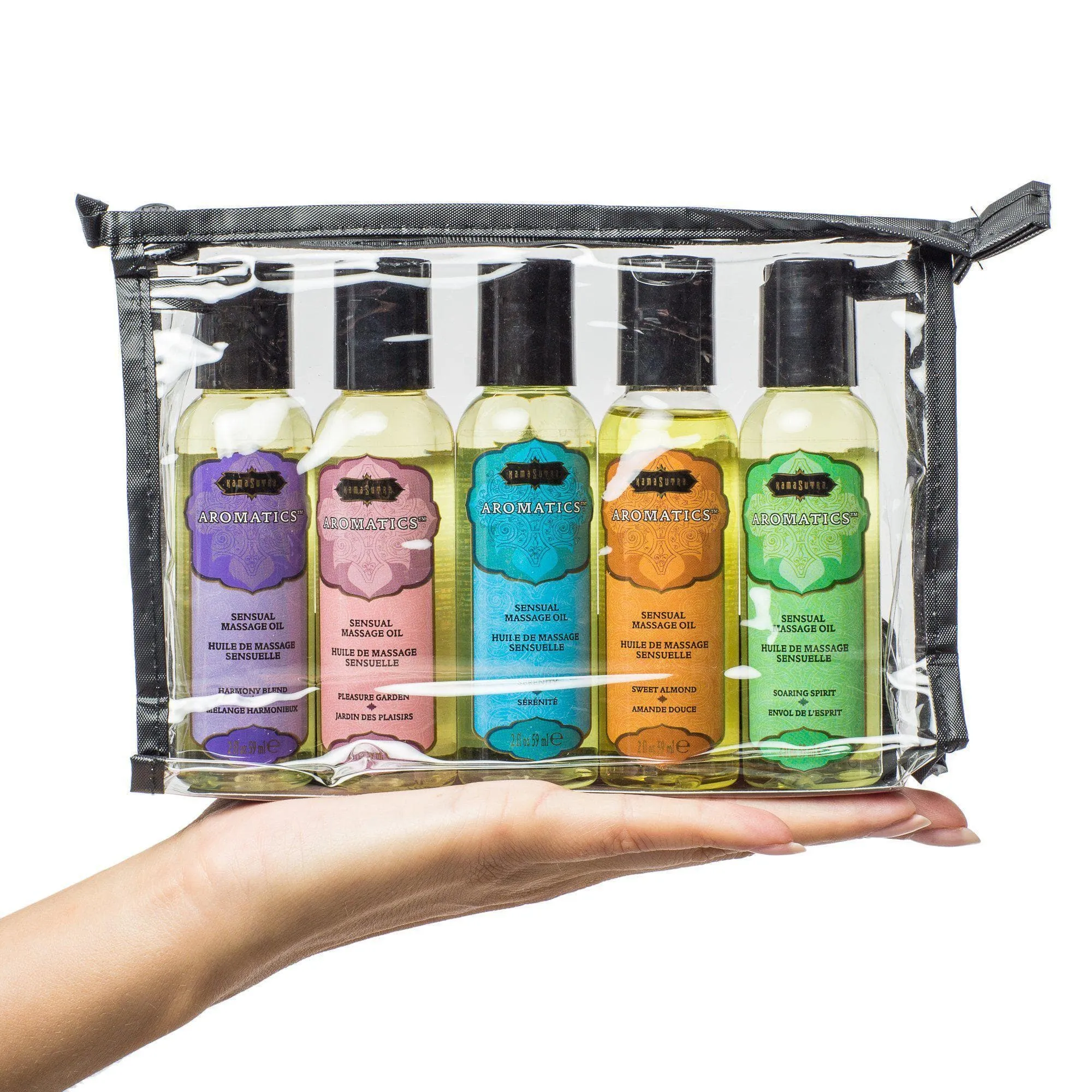 Massage Tranquility 5 Aromatherapy Massage Oil Blend Travel Kit