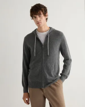 Men's Ladbroke Cashmere Hoodie Elephant Grey