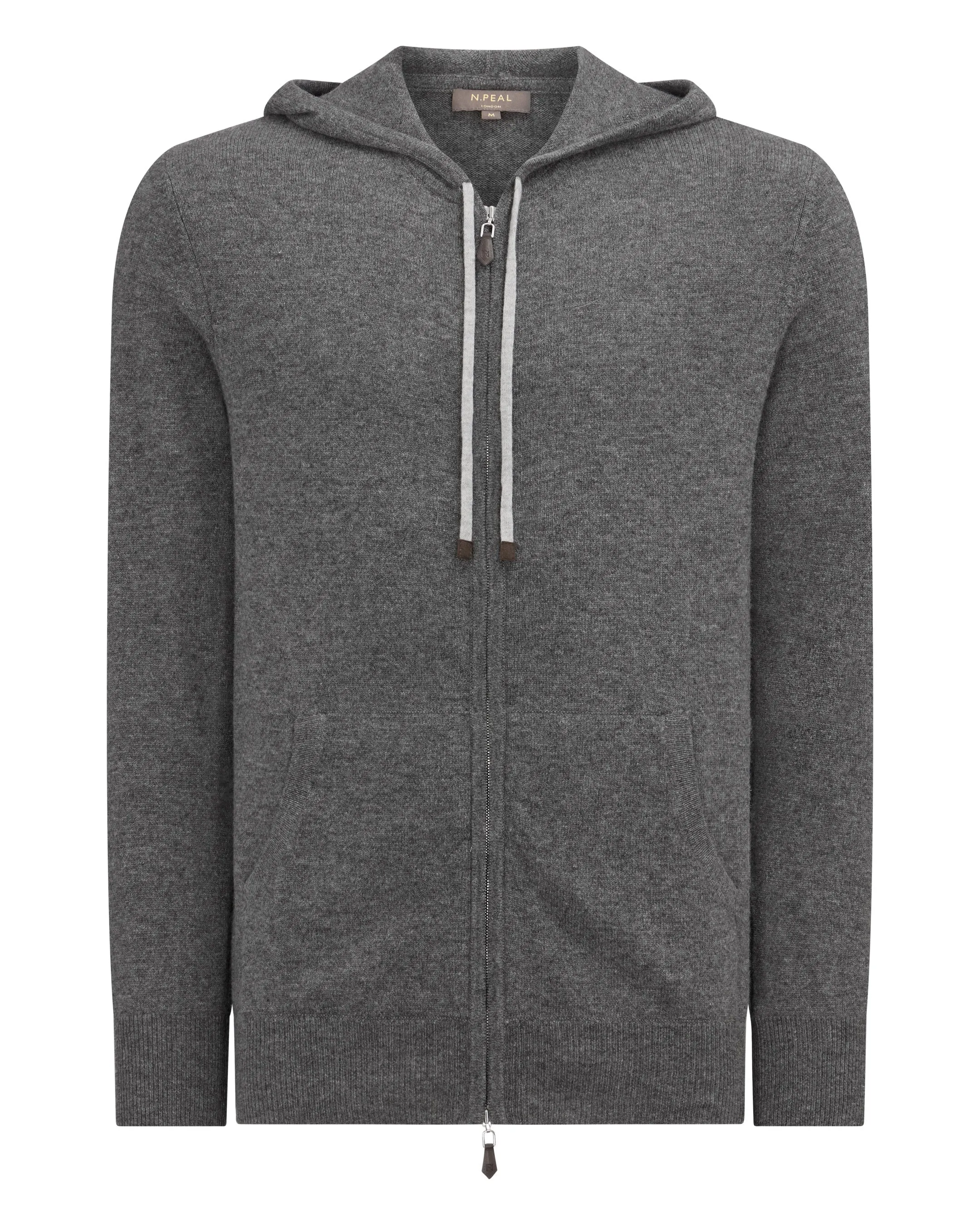 Men's Ladbroke Cashmere Hoodie Elephant Grey