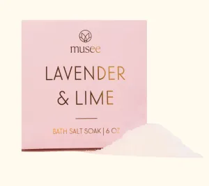 Musee Lavender & Lime Mini Salt Soak