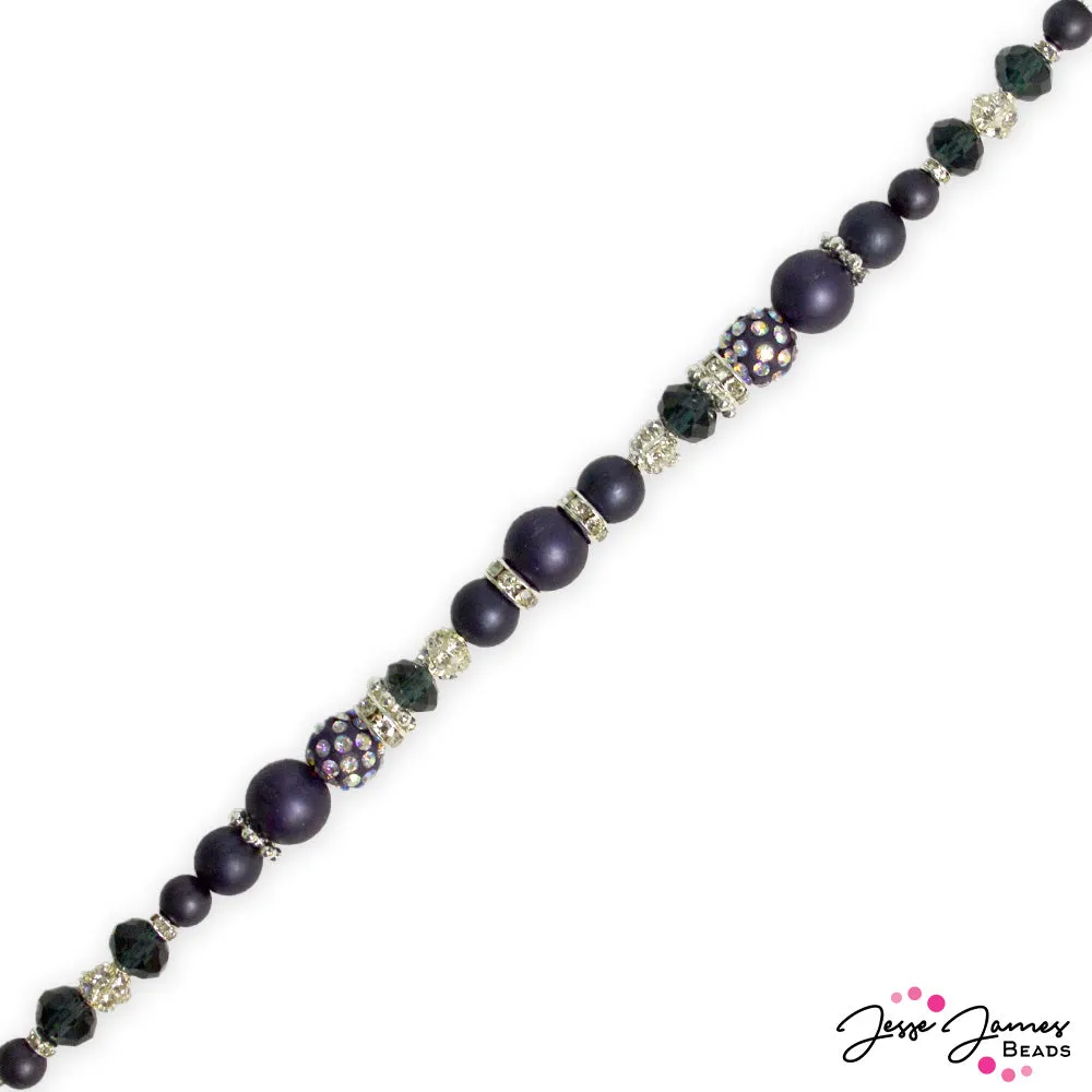 Pantone 2023/2024 Pearls Bead Strand in Eclipse