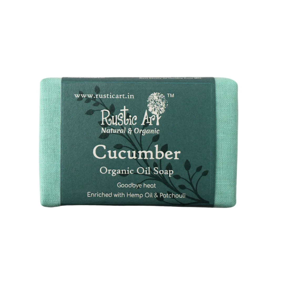 Rustic Art Cucumber Soap 100gm pack of 2