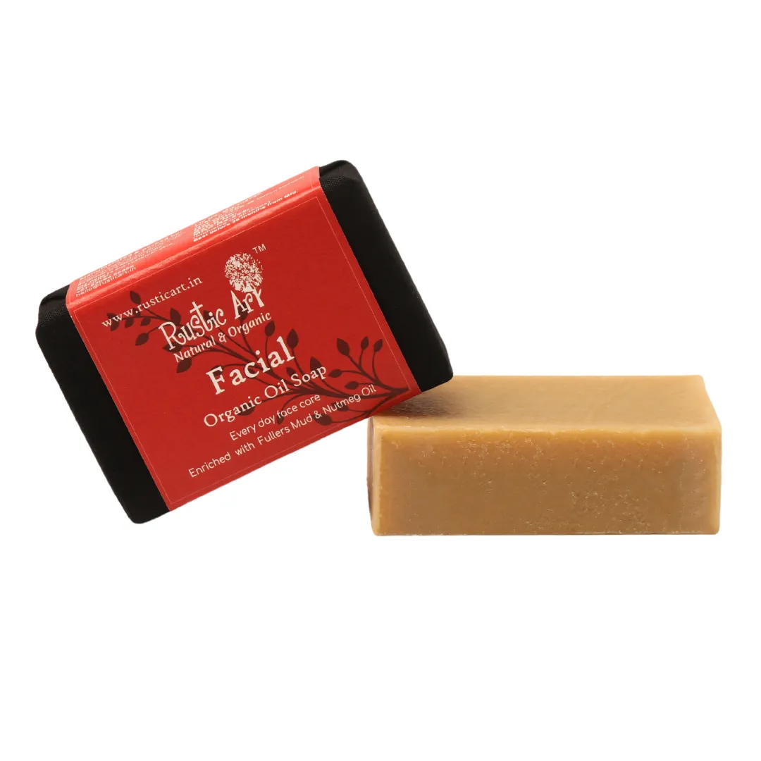 Rustic Art Facial Soap 100gm pack of 2