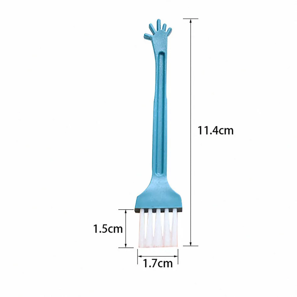 Small plastic cleaning brush, small brush for grooves and gaps, mini brush, plastic handle, cleaning and dust removal, gap brush, motherboard, circuit board cleaning, anti-static, industrial hard brush