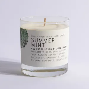 Summer Mint 7oz Just Bee Candle