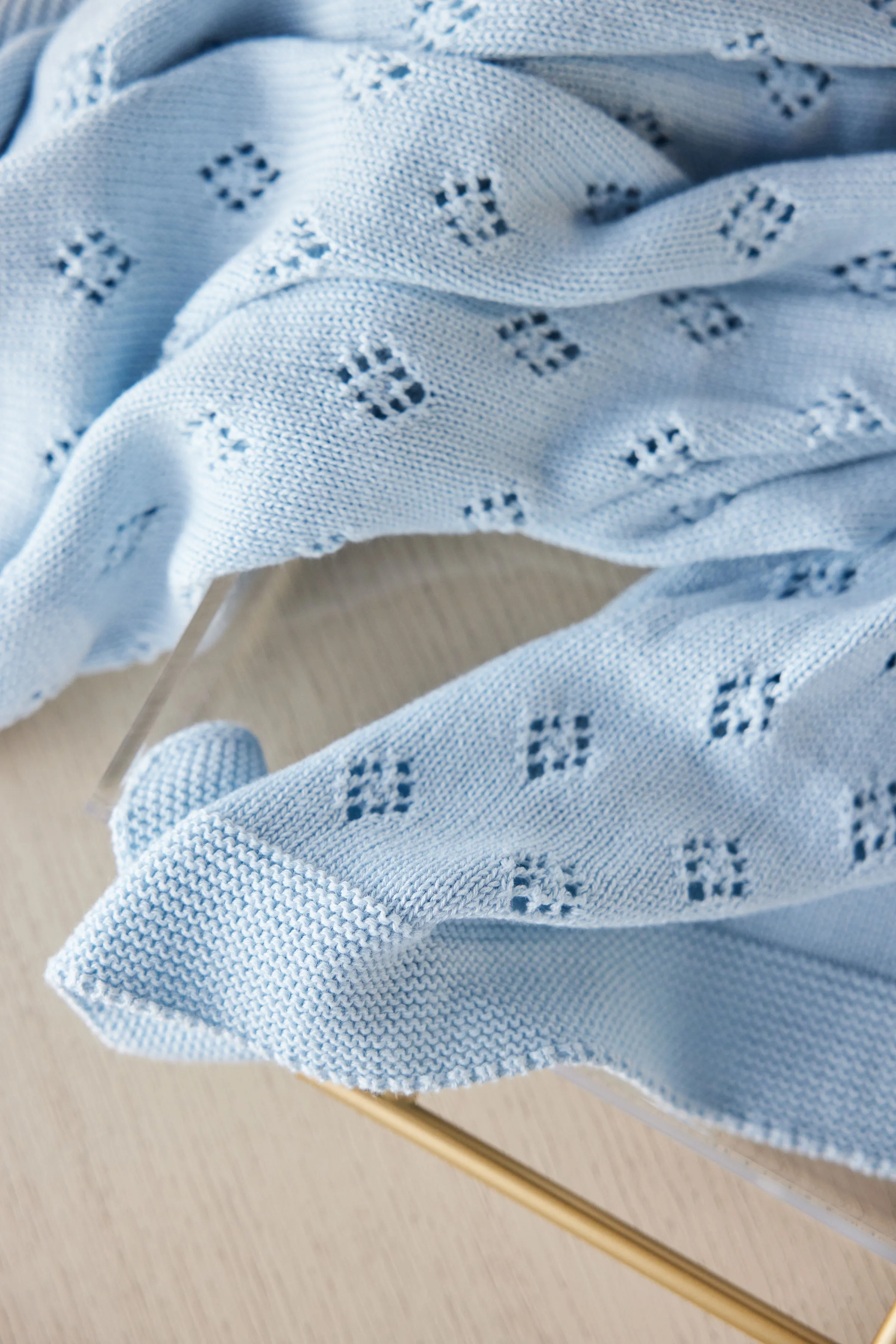 The Wander Baby Blanket - Blue