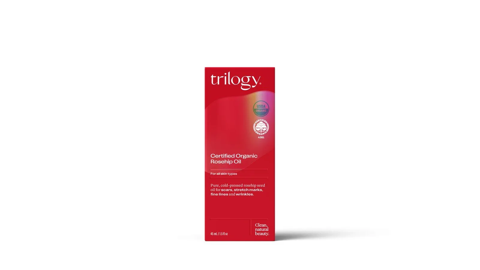 Trilogy Certified Organic Rosehip Oil 45 mL Dropper